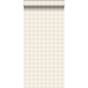Origin Wallcoverings behang pied de poule wit en zilver - 346842 - 53 cm x 10,05 m