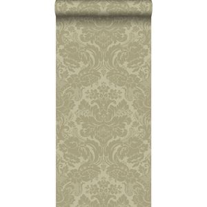 Origin Wallcoverings behang ornamenten kaki - 53 cm x 10,05 m - 347035