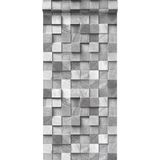ESTAhome behang 3D-houtmotief grijs - 53 cm x 10,05 m - 138527