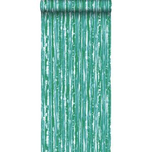 Origin Wallcoverings behang strepen groen - 347222 - 53 cm x 10,05 m