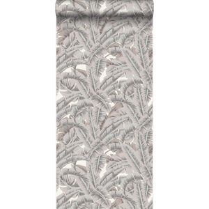 Origin Wallcoverings behang palmbladeren klei grijs - 347439 - 53 cm x 10,05 m