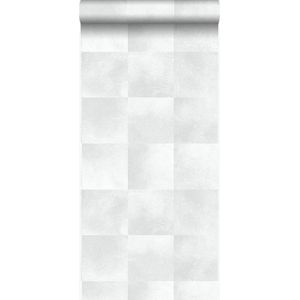 Origin Wallcoverings behang dierenhuid met vacht structuur licht warm grijs - 347485 - 53 cm x 10,05 m