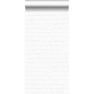 Origin Wallcoverings behang bakstenen mat wit - 347486 - 53 cm x 10,05 m