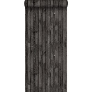 ESTAhome behangpapier sloophout zwart - 138815 - 53 cm x 10.05 m