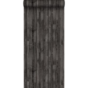 ESTAhome behang sloophout zwart - 53 cm x 10.05 m - 138815
