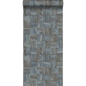 Origin Wallcoverings eco texture vlies behang sloophout motief kiezelgrijs - 347514 - 53 cm x 10,05 m