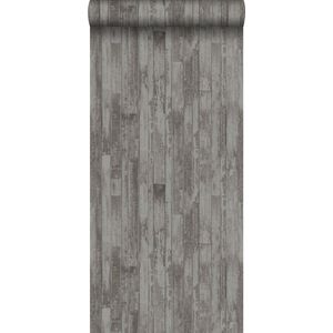 ESTAhome behang vintage sloophout planken vergrijsd bruin taupe - 128839 - 53 cm x 10,05 m