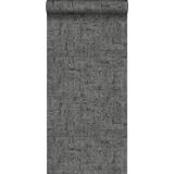 Origin Wallcoverings behang bakstenen zwart - 347571 - 53 cm x 10,05 m