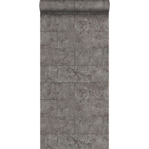 Origin Wallcoverings behang kalkstenen blokken taupe - 347582 - 53 cm x 10,05 m
