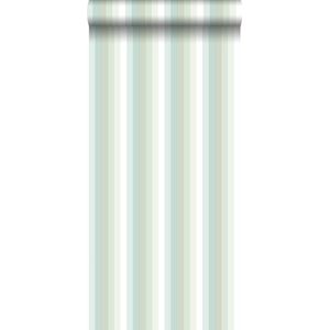 ESTAhome behang strepen regenboog mintgroen - 138926 - 53 cm x 10,05 m