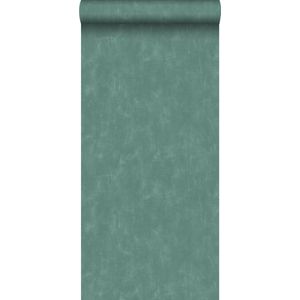 ESTAhome behang geschilderd effect petrolblauw - 53 cm x 10.05 m - 148722