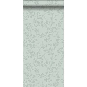 ESTAhome behang bladmotief celadon groen - 53 cm x 10.05 m - 148729