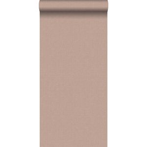 ESTAhome behang linnenstructuur oudroze - 0,53 x 10,05 m - 148743