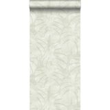 ESTAhome behang monstera bladeren beige - 0,53 x 10,05 m - 139002