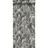 ESTAhome behang palmbladeren zwart en wit - 139008 - 0,53 x 10,05 m