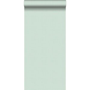 ESTAhome behang linnenstructuur mintgroen - 53 cm x 10.05 m - 139024