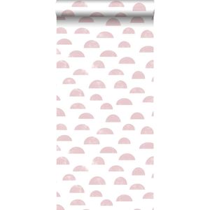 ESTAhome behang grafisch motief roze - 139065 - 0,53 x 10,05 m