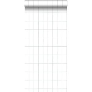ESTAhome behang kleine tegeltjes vergrijsd blauw - 53 cm x 10.05 m - 139029