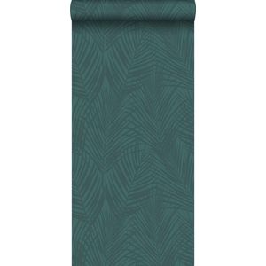 Origin Wallcoverings behang palmbladeren smaragd groen - 0,53 x 10,05