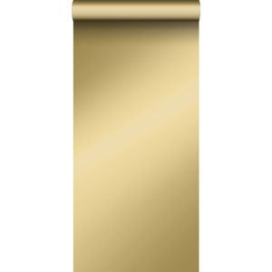 ESTAhome behang effen glanzend goud - 139110 - 0,53 x 10,05 m