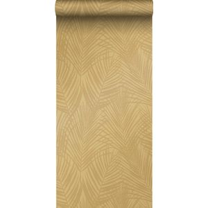Origin Wallcoverings behang palmbladeren okergeel - 53 cm x 10,05 m -
