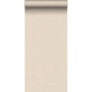 ESTAhome behang linnenstructuur zand beige - 139545 - 53 cm x 10,05 m