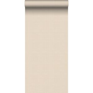 ESTAhome behang linnenstructuur zand beige - 53 cm x 10,05 m - 139545