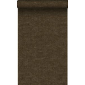 Origin Wallcoverings behang linnenstructuur bruin - 347864 - 0.53 x 10.05 m