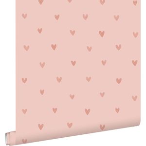 ESTAhome behang hartjes roze - 53 cm x 10.05 m - 139768