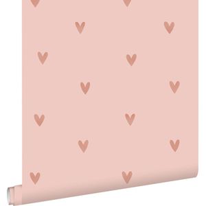 ESTAhome behang hartjes roze - 0.53 x 10.05 m - 139770