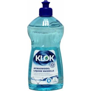 Klok - Eco Afwasmiddel - Kleurloos - Milieuvriendelijk - Zonder Parfum