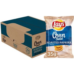 Lay's - Oven Baked Chips - Paprika - Zakje 35gr - 20 Stuks