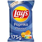 CHIPS LAYS PAPRIKA 175GR -ETENSWAREN 8PS036