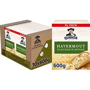 Quaker Havermout, Doos 10 stuks x 600 g