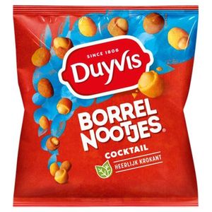 Borrelnootjes duyvis cocktail zak 275gr