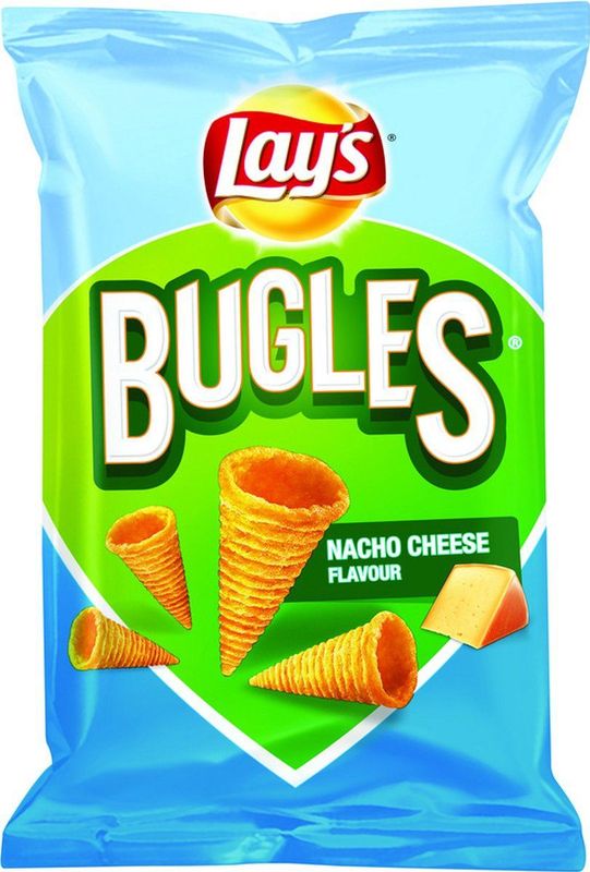 Lays Bugles nacho cheese kaas chips 125 gr x 24