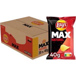 Lay's Max Naturel - Chips - 20 x 40 gram