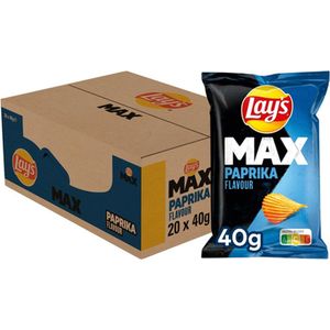 Lay's Max Paprika - Chips - 20 x 40 gram