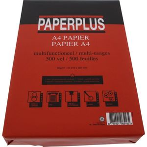 Printpapier wit 500 vel paperplus - A4 - Papier - Kantoor benodigdheden.