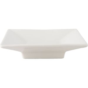 Intermezzo Bordje Wit Vierkant 14*14cm