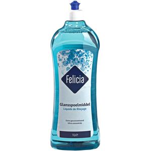 Felicia Glansspoelmiddel voor een glanzend schone vaat zonder strepen 2 flessen x 1 liter