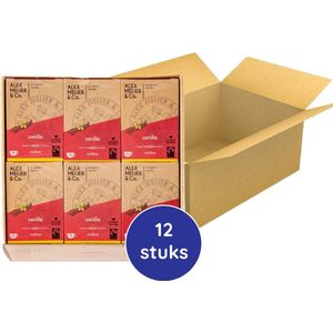 Alex Meijer - Rooibos Vanille Thee - 12x60 Theezakjes van 1,5 Gram = 720 Theezakjes - 1 Colli - Grootverpakking