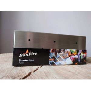 Bonfire smokerbox M - edelstaal - 23 x 9,5 x 4 cm