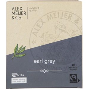 Alex Meijer Earl grey thee, FT 100 stuks x 1,5 gram