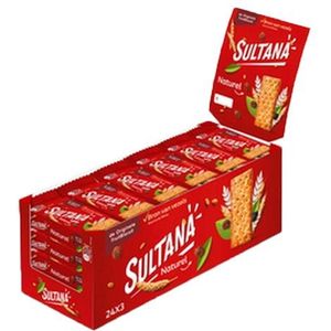 Sultana - Fruchtkekse Naturel - 24x 3er