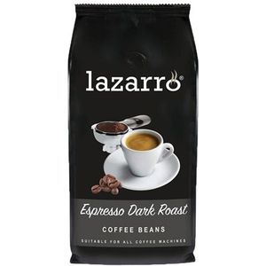 Lazarro - Espresso Dark Roast Bonen - 8x 1 kg