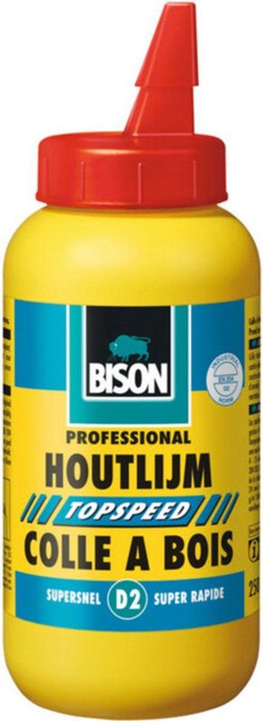 Bison - Houtlijm Topspeed - 250g - Sneldrogend - Sterke Verbinding