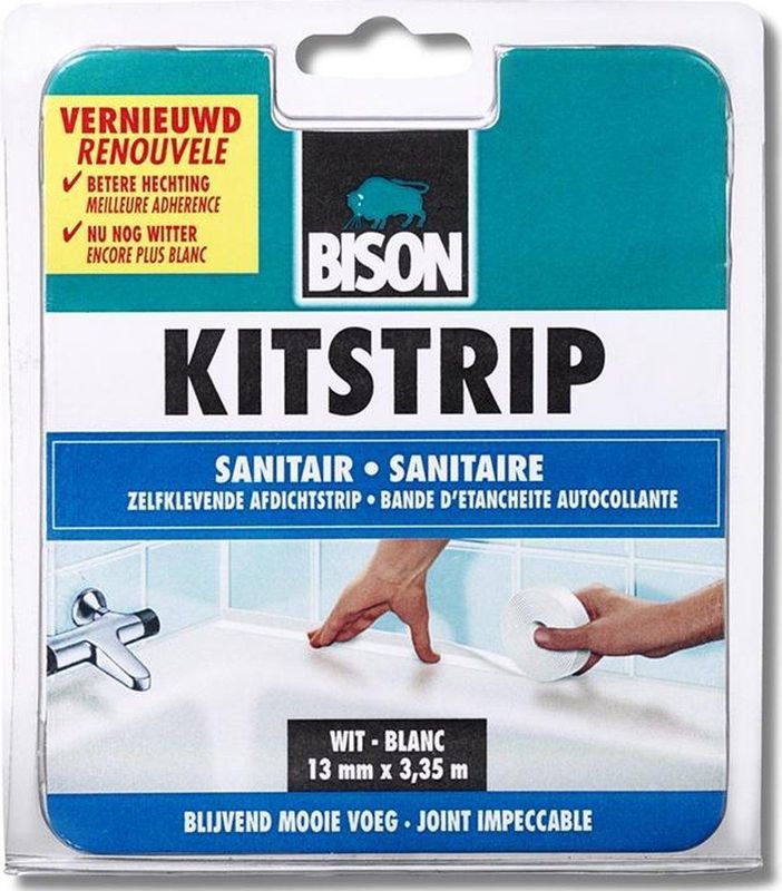 Bison Kitstrip Sanitair Wit 22mm X 3,35m