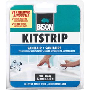 Bison Kitstrip Sanitair - 38 mm x 3,35 m - Wit