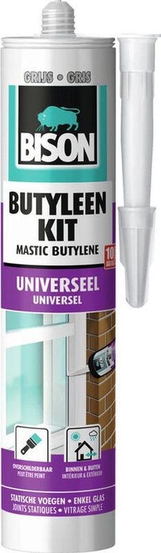 Afdichtingskit - Butyleen - Voor Statische Voegen - Breed Toepasbaar - UV Bestendig